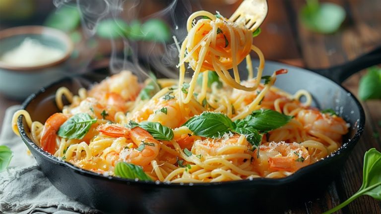 Incredibly Creamy Shrimp Pasta