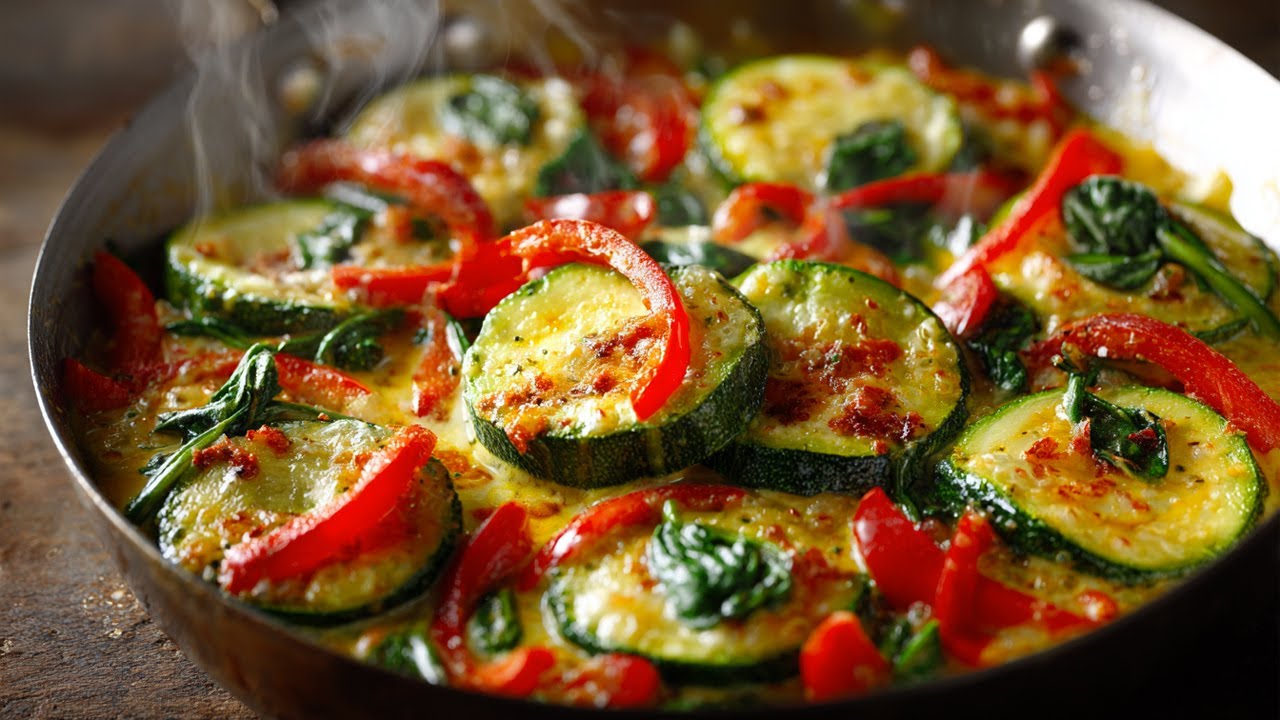 Zucchini with Creamy Sauce