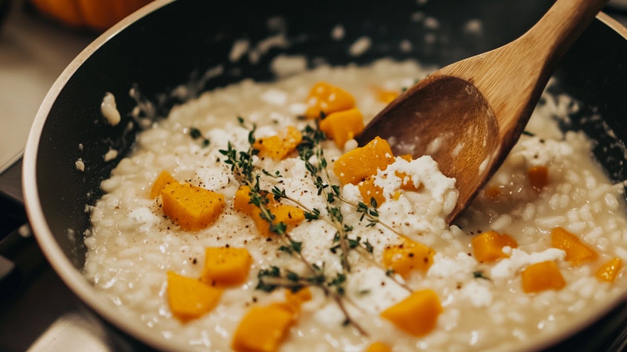 Creamy Pumpkin Risotto