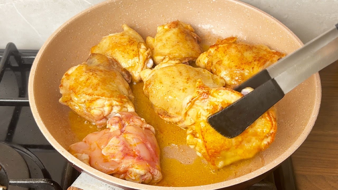 I’ve never eaten chicken thighs so delicious! Learned this trick in a restaurant