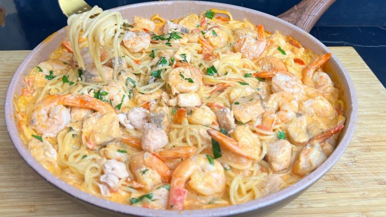 So easy you won’t believe how delicious it is! The perfect creamy pasta recipe