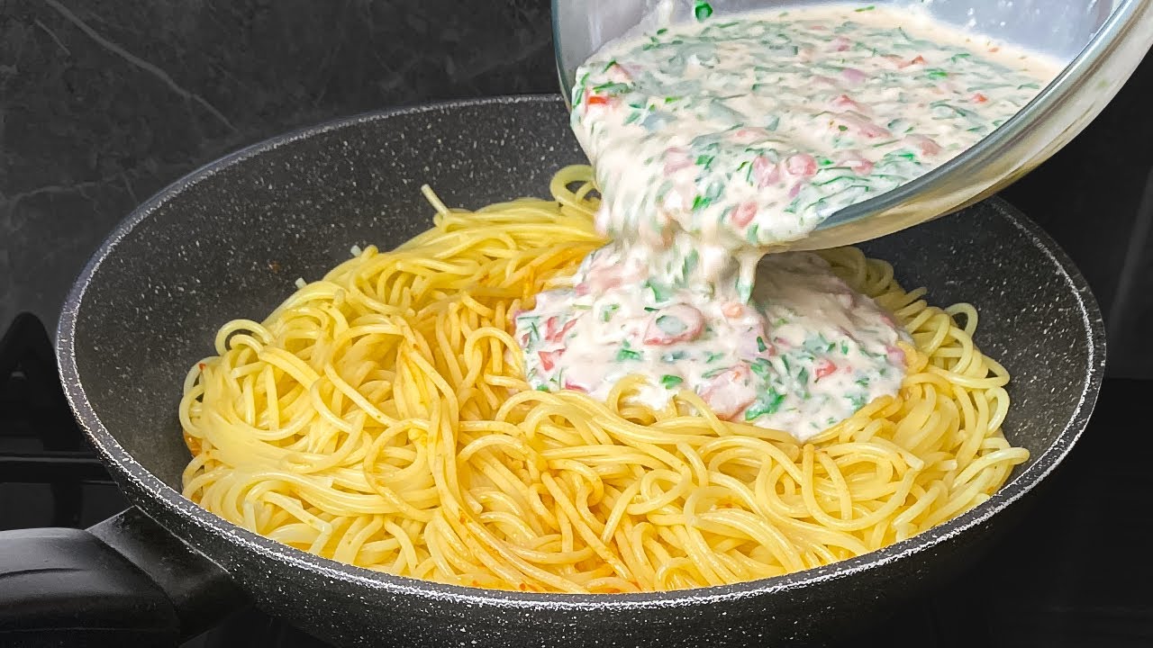 Italian homemade pasta in 10 MIN! The easiest recipe! I have been cooking it for many years