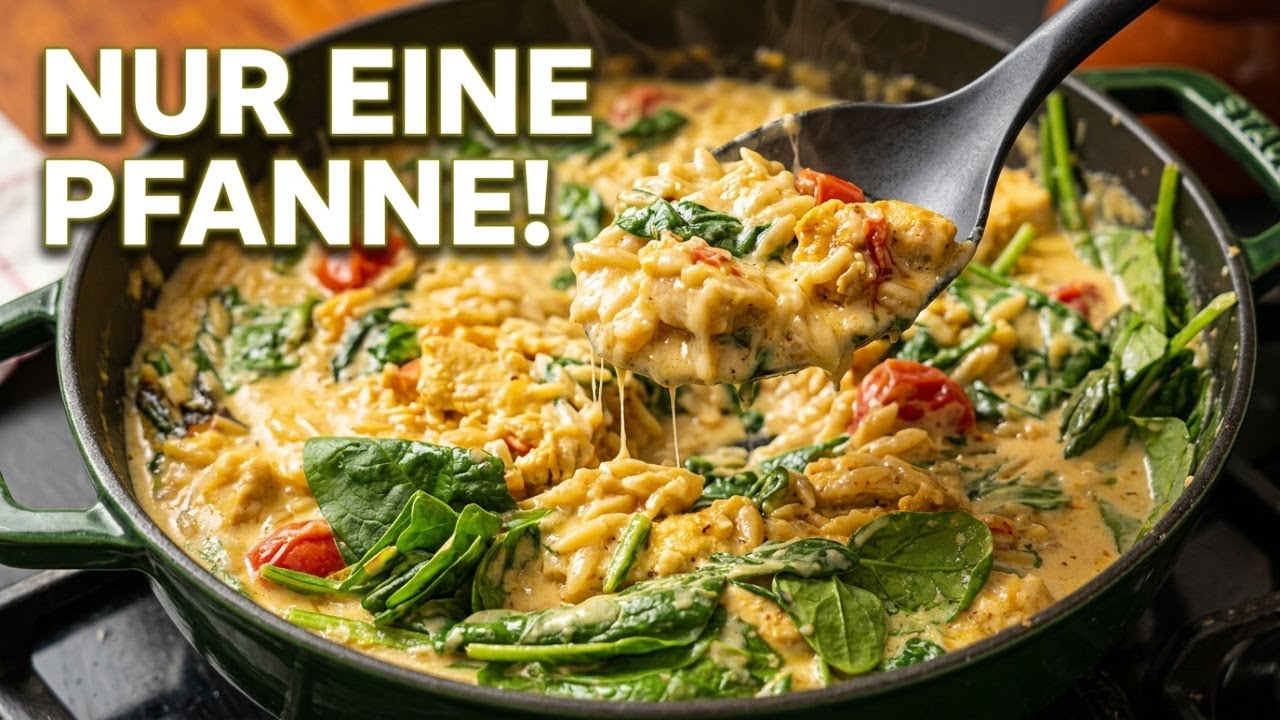 One-Pan Creamy Chicken Orzo