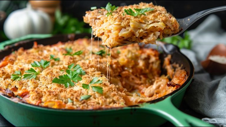 Cabbage with Ground Meat Italian-Style