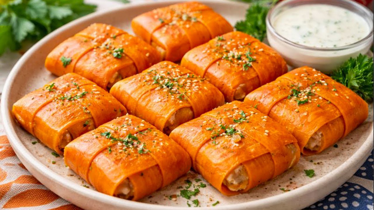 Addictive Green Triangles! Creamy Chicken Filling & Crispy Fried