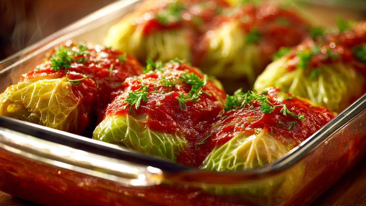 Winter Cabbage Rolls with Simple Ingredients