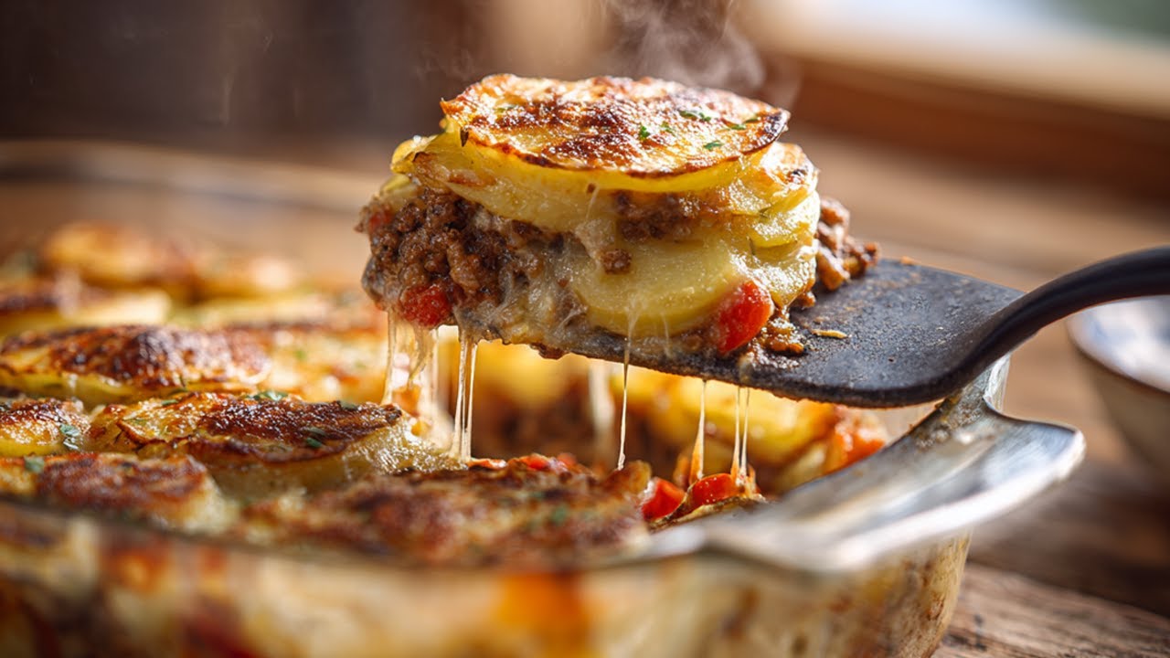 Creamy, Flavorful Potato and Ground Meat Casserole