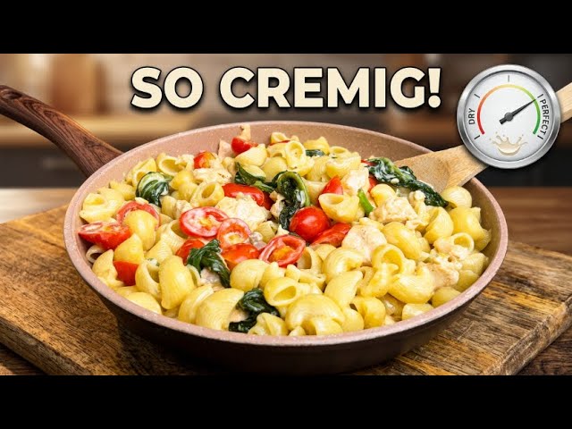 So easy you won’t believe how delicious it is! The perfect creamy pasta recipe