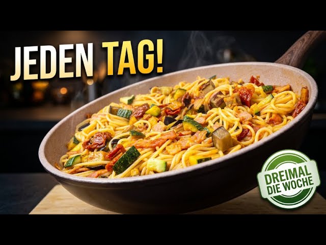 Old pasta recipe! It’s so delicious that I make it three times a week! Quick dinner!