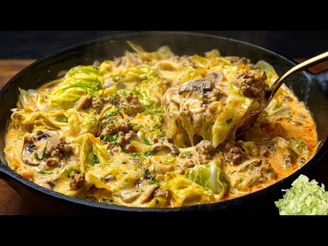 Cabbage Has Never Been So Delicious! Quick One-Pan Family Meal