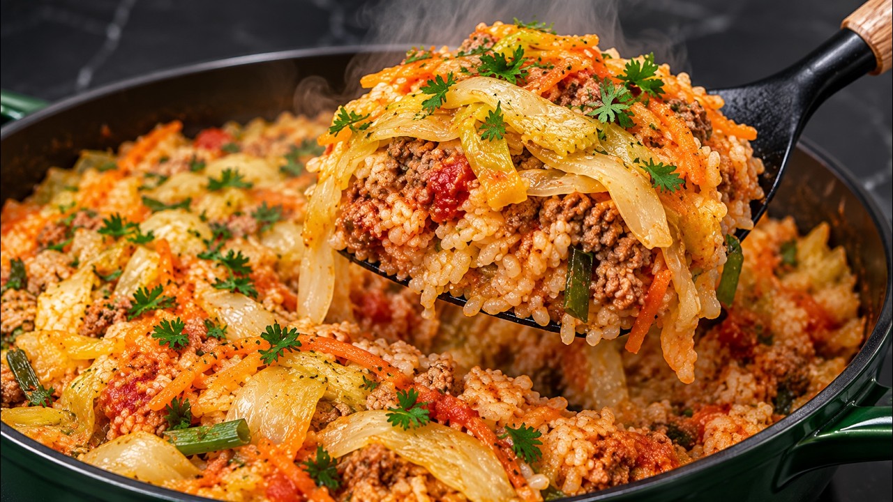 Cabbage and Ground Meat Casserole
